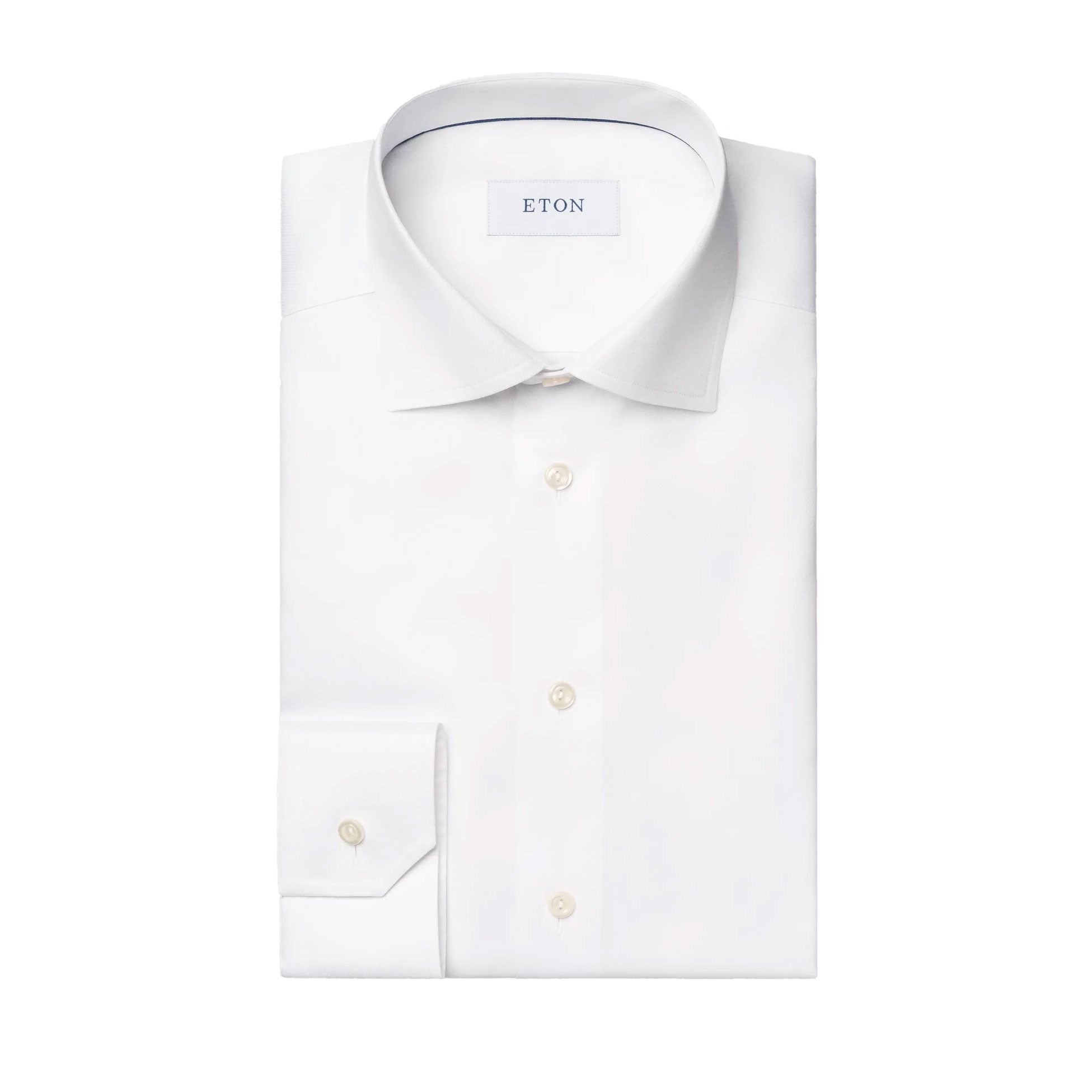 Eton - White Signature Twill Slim Fit Shirt L/S SHIRTS Eton
