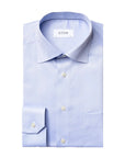 Eton - Light Blue Signature Twill Classic Fit Shirt L/S SHIRTS Eton