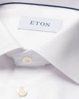 Eton - White Signature Twill Slim Fit Shirt L/S SHIRTS Eton