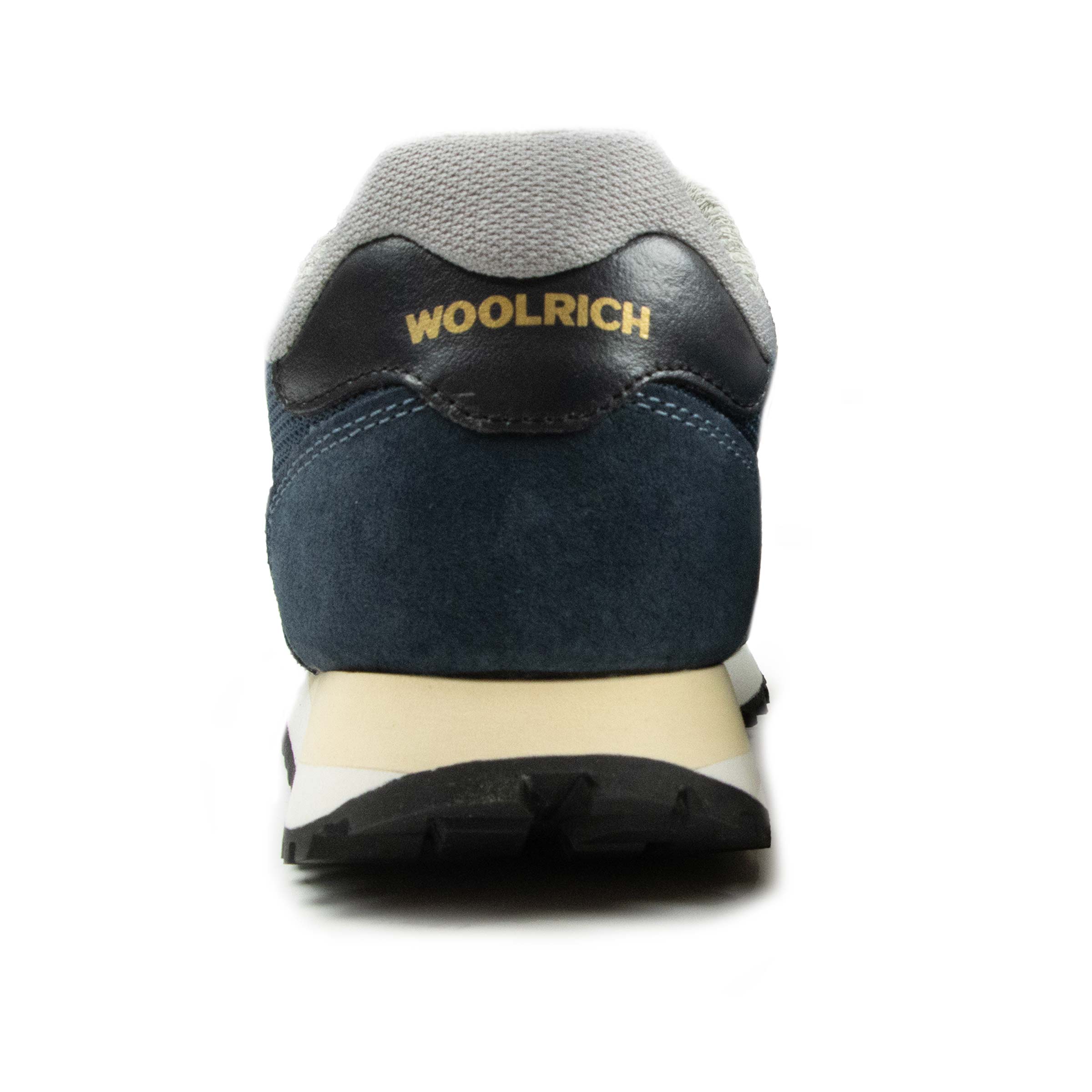 Woolrich - Navy Gravel Sneakers in Nylon with Suede Inserts 