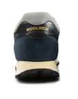 Woolrich - Navy Gravel Sneakers in Nylon with Suede Inserts SHOES WOOLRICH