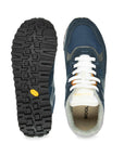Woolrich - Navy Gravel Sneakers in Nylon with Suede Inserts SHOES WOOLRICH