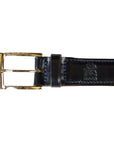 Robert Old - Navy 'Allen' Bridle Hide Leather Belt BELTS/BRACES Robert Old