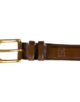 Robert Old - Brown 'Crane' Bridle Hide Leather Belt BELTS/BRACES Robert Old