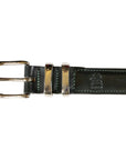 Robert Old - Green 'Tamar' Bridle Hide Leather Belt BELTS/BRACES Robert Old