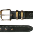 Robert Old - Green 'Tamar' Bridle Hide Leather Belt BELTS/BRACES Robert Old