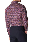 Eton - Purple Paisley Print Signature Twill Shirt L/S SHIRTS Eton