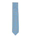 Robert Old - Blue & White Oval 100% Silk Tie TIES/CRAVATS Robert Old