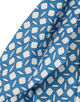 Robert Old - Blue & White Oval 100% Silk Tie TIES/CRAVATS Robert Old