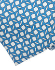 Robert Old - Blue & White Oval 100% Silk Tie TIES/CRAVATS Robert Old