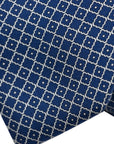 Robert Old - Blue Square Motif 100% Silk Tie TIES/CRAVATS Robert Old