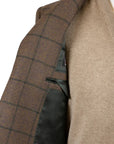 Robert Old - Brown Check Loro Piana 100% Wool Jacket JACKETS Robert Old