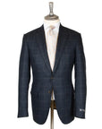 Robert Old - Navy Overcheck Wool & Cashmere Jacket JACKETS Robert Old