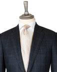 Robert Old - Navy Overcheck Wool & Cashmere Jacket JACKETS Robert Old
