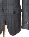 Robert Old - Grey and Purple Check Virgin Wool Suit SUITS Robert Old