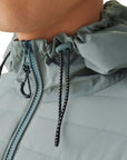 Belstaff - Steel Green Pima Cotton Full Zip Cardigan KNITWEAR Belstaff