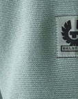 Belstaff - Steel Green Pima Cotton Full Zip Cardigan KNITWEAR Belstaff