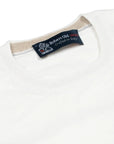 Robert Old - Cream Cashmere & Cotton Crewneck KNITWEAR Robert Old