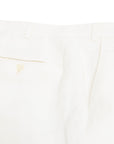 Robert Old - Cream Loro Piana Linen & Silk Regular Fit Trousers FORMAL TROUSERS Robert Old