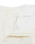 Robert Old - Cream Loro Piana Linen & Silk Regular Fit Trousers FORMAL TROUSERS Robert Old