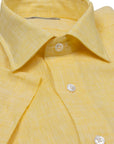 Robert Old - Yellow Linen Short Sleeve Shirt S/S SHIRTS Robert Old