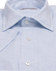 Robert Old - Light Blue Linen Short Sleeve Shirt S/S SHIRTS Robert Old