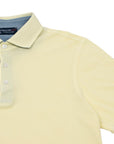 Robert Old - Yellow & Blue 100% Cotton Short Sleeve Polo Shirt S/S POLOS Robert Old