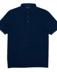 Robert Old - Light Navy 100% Cotton Short Sleeve Polo Shirt S/S POLOS Robert Old