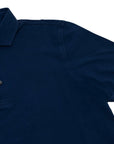 Robert Old - Light Navy 100% Cotton Short Sleeve Polo Shirt S/S POLOS Robert Old