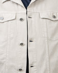 Richard J Brown - Beige 100% Cotton Twill Denim Jacket BLOUSONS Richard J Brown