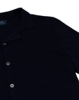 Robert Old - Navy 100% Cotton Italian Knit Shirt S/S POLOS Robert Old