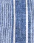 Fedeli - Bold Blue Stripe Linen Long Sleeve Shirt L/S SHIRTS FEDELI