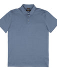 Moorer - Light Blue 'Pachino' Cotton Jersey Polo Shirt S/S POLOS MooRER
