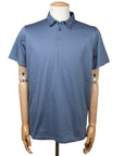 Moorer - Light Blue 'Pachino' Cotton Jersey Polo Shirt S/S POLOS MooRER