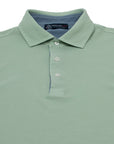 Robert Old - Green & Blue 100% Cotton Short Sleeve Polo Shirt S/S POLOS Robert Old