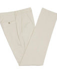 Robert Old - Cream Slim Fit Stretch Cotton Chino CASUAL TROUSERS Robert Old