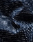 Eton - Navy Zigzag Jacquard Filo di Scozia Polo Shirt S/S POLOS Eton