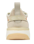 Santoni - Beige Tumbled Leather and Suede Sneaker SHOES Santoni