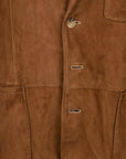 Robert Old - Chestnut Suede Unstructured Blazer LEATHERS Robert Old