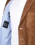 Robert Old - Chestnut Suede Unstructured Blazer LEATHERS Robert Old