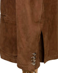 Robert Old - Chestnut Suede Unstructured Blazer LEATHERS Robert Old