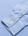 Fedeli - Light Blue 100% Cotton Jersey Polo Shirt S/S POLOS FEDELI
