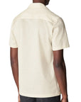 Eton - Off White Geometric Jacquard Filo di Scozia Polo Shirt S/S POLOS Eton