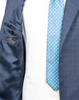 Belvest - Blue Check “Natural Soft” Pure Wool Suit SUITS Belvest