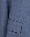 Belvest - Blue Check “Natural Soft” Pure Wool Suit SUITS Belvest
