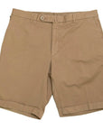 Robert Old - Sand Cotton Stretch Slim Fit Chino Shorts SHORTS Robert Old