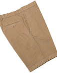 Robert Old - Sand Cotton Stretch Slim Fit Chino Shorts SHORTS Robert Old