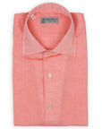 Robert Old - Pink Cotton & Linen Long Sleeve Shirt L/S SHIRTS Robert Old