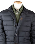 Moorer - Navy 'Zayn' Down-Filled Padded Coat BLOUSONS MooRER