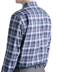 Paul & Shark - Charcoal & Red Check Cotton Flannel Shirt L/S SHIRTS Paul & Shark